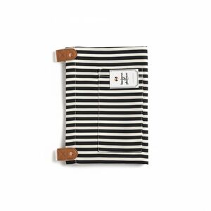 Business & Pleasure Co Black Stripe Kitchen Apron with Pockets